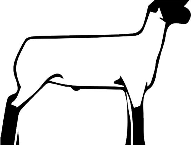 Lamb Clipart Club Lamb - Club Lamb Silhouette (640x480)