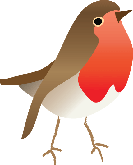 Robin Clipart Transparent Background - Robin Clipart Transparent (428x531)