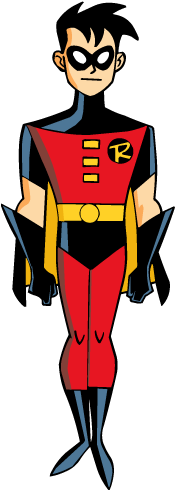 Robin Clip Art - Tim Drake Bruce Timm (500x666)