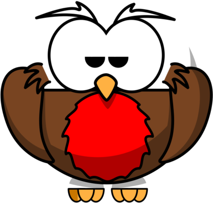 Robin Clipart Cliparts Co Ai9pra Clipart - Cartoon Owl Shower Curtain (700x525)