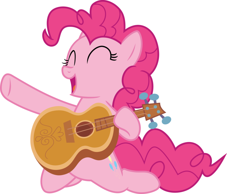 Guitar Pie By Pink1ejack - Pinkie Pie With Guitar (1196x1024)