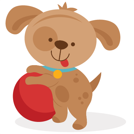 Adorable Clipart Brown Puppy - Cricut (432x432)
