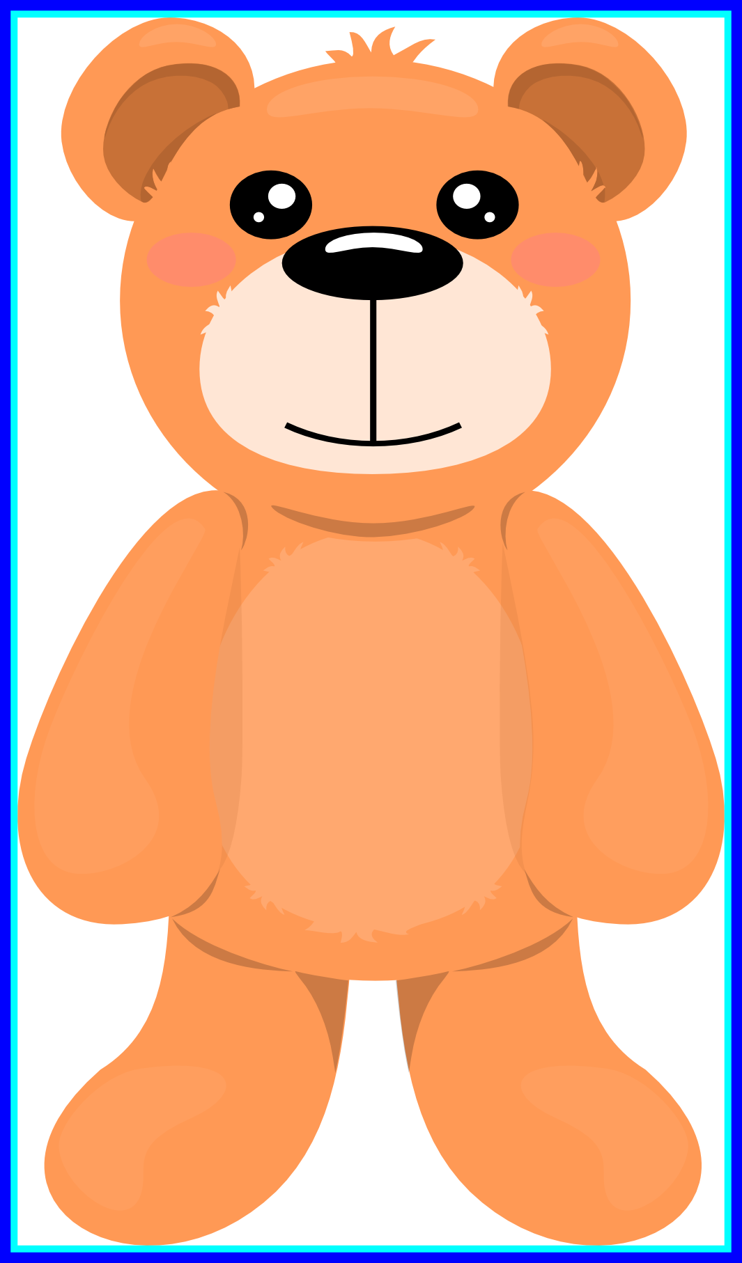 Incredible Mixed Clip Art Teddy Bear And Scrapbooking - Bear Clipart No Background (1065x1814)
