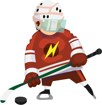 Our Partners - Want To Be A Hockey Player! Coloring Book (397x410)