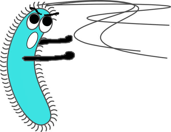 Modified Funny Anojada Clip Art At Clker - Bacterial Competition (600x465)