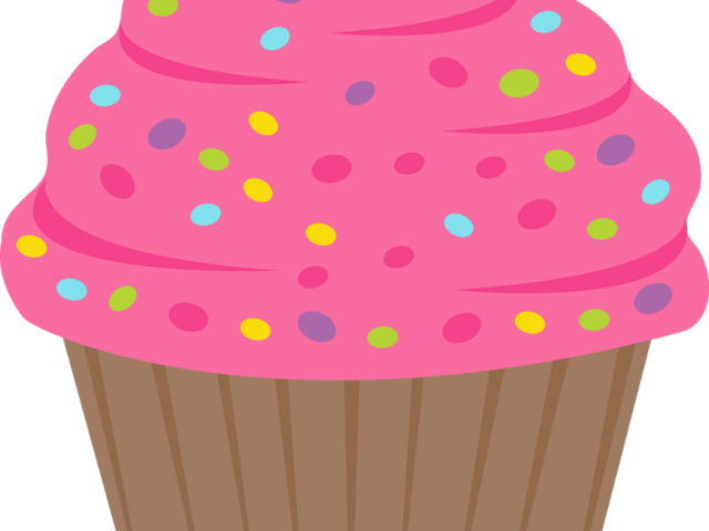 Cupcake Clipart Transparent Background - Pink Cupcake Clipart (640x480)