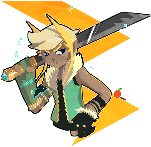 Monster Hunter Fury - Monster Hunter Gijinka (640x687)