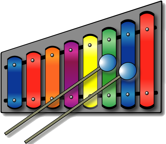Xylophone Png Transparent Images - Xylophone Png (553x472)