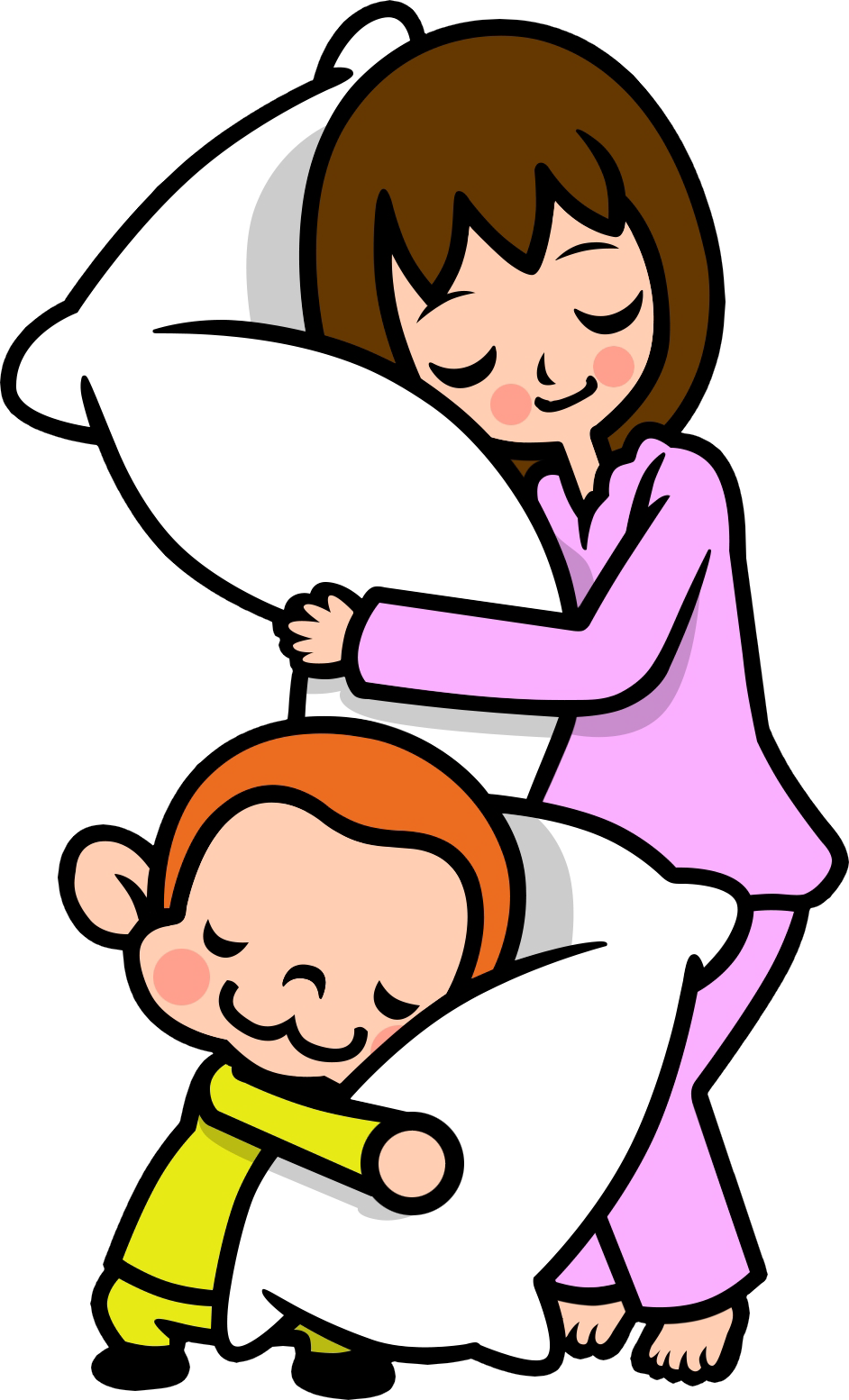 Pyjama Girl And Monkey - Pajama Party Rhythm Heaven (942x1554)