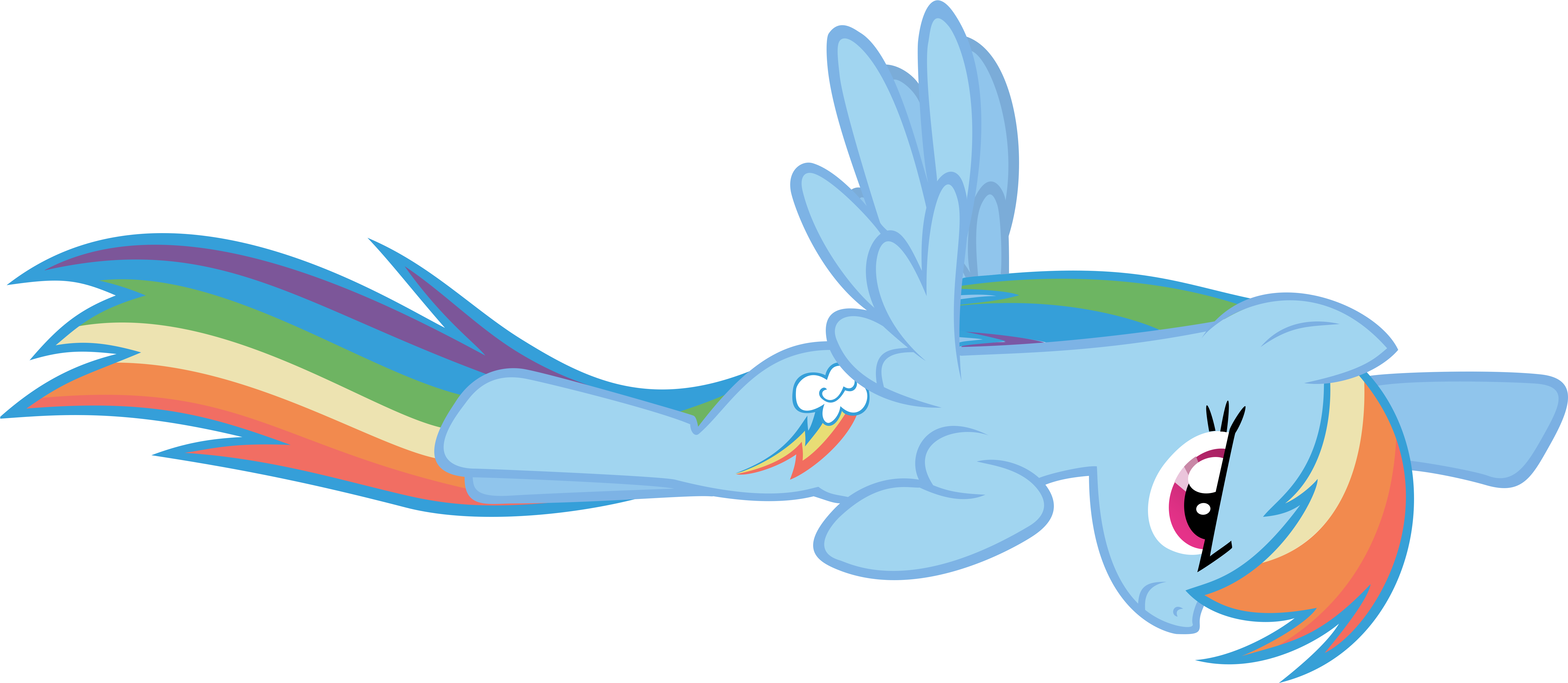 Rainbow Dash ~ Needs 20% More Awesome By 2bitmarksman - Rainbow Dash (6000x3000)