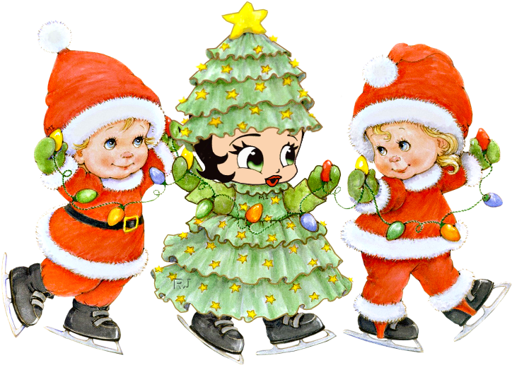 Ruth Morehead Artist ~ Children In Christmas Costumes - Morehead (750x525)