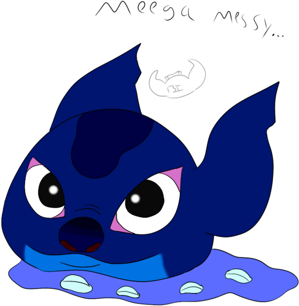 Stitch Slime By Burned-ink - Cartoon (800x800)