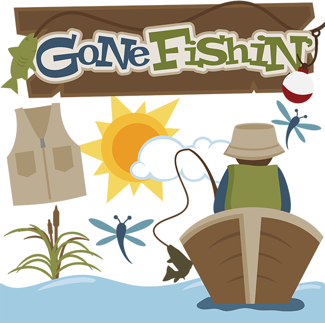1000 Images About Gone Fishing On Pinterest - Gone Fishing Clip Art (648x645)