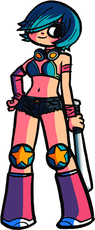 Ridiculous Wacom Sketch Of Ramona, - Ramona Flowers Wallpaper Cell (612x864)