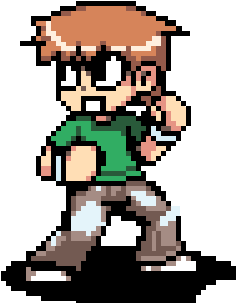 Scott Pilgrim Vs The World By Nonhovoglia - Scott Pilgrim Vs. The World (600x338)