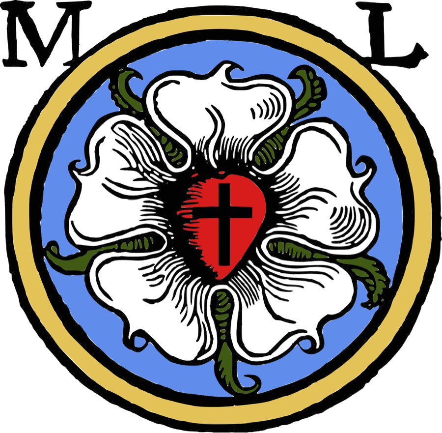 Cross Of Christ - Luther Flower (900x881)