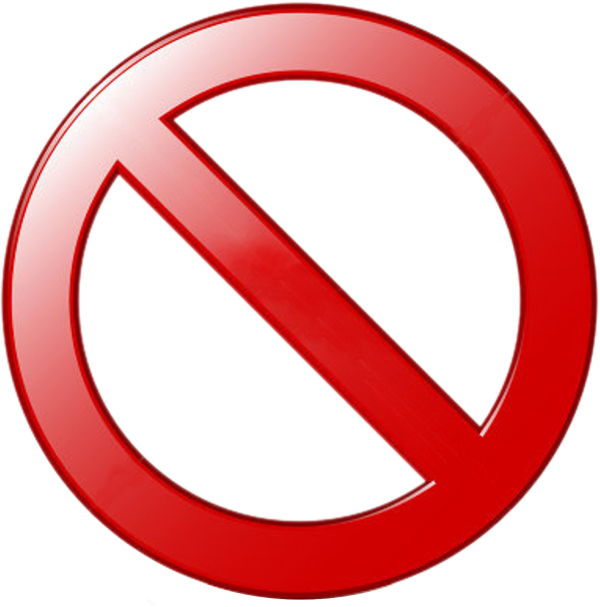 No Symbol Christian Cross Clip Art - No Diving (600x607)