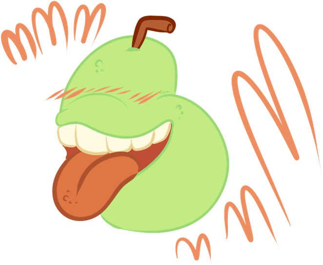 The Chomping Apple Of Seneca Falls By Terratimberwolf - Cartoon (700x596)