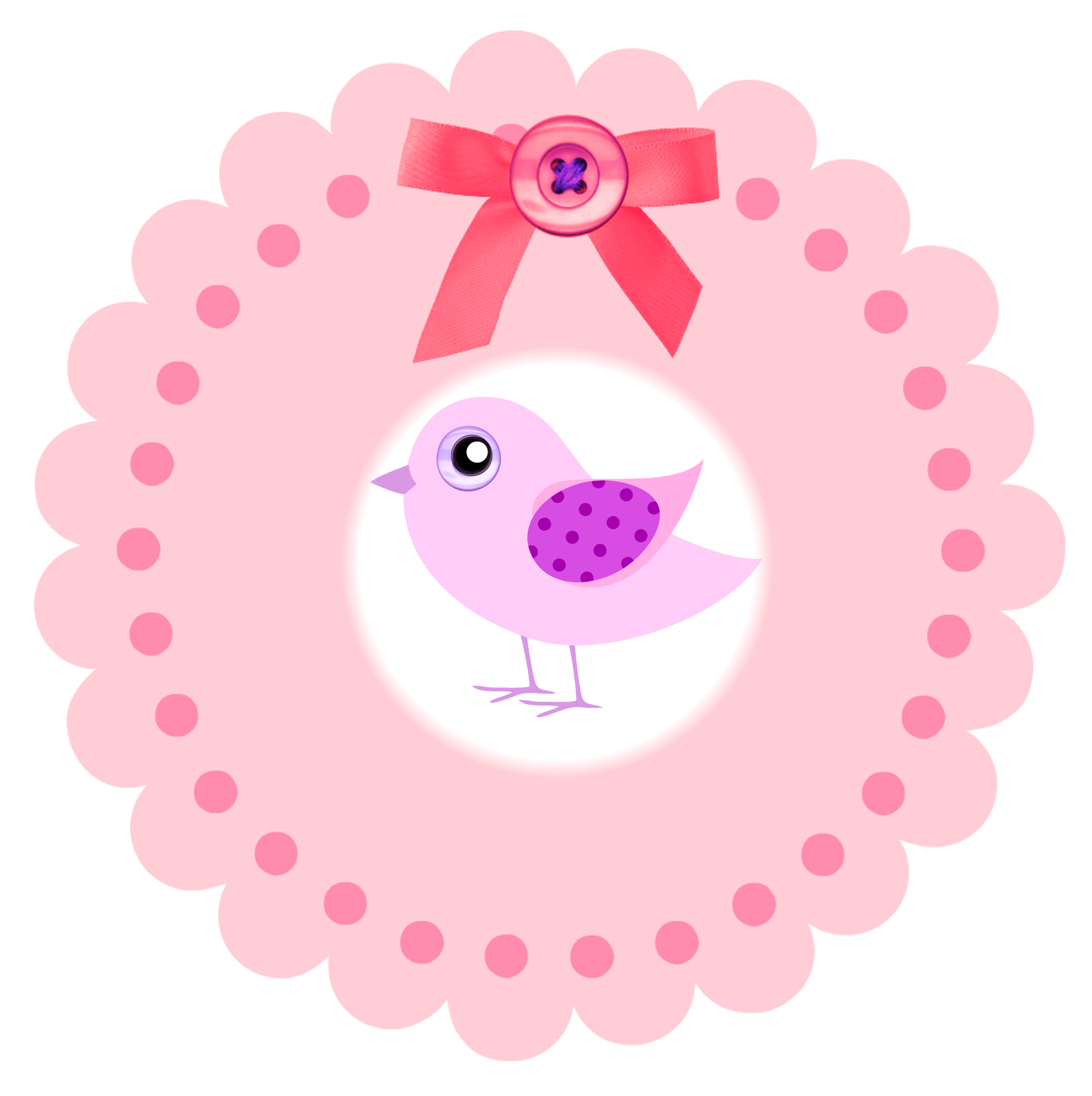 #free Birthday Art / Clip-art And Cards For Girls / - Circle (3307x4677)