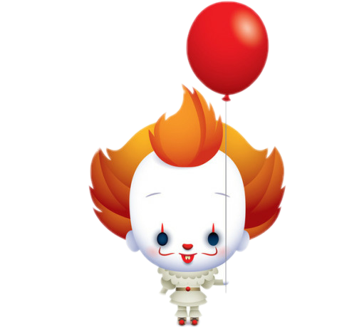 Ftescaryclowns Clown It Penywise Halloween Scary Cute - Kawaii Pennywise (473x459)