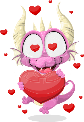 Little Draco Little Draco - Dragon In Love (457x464)