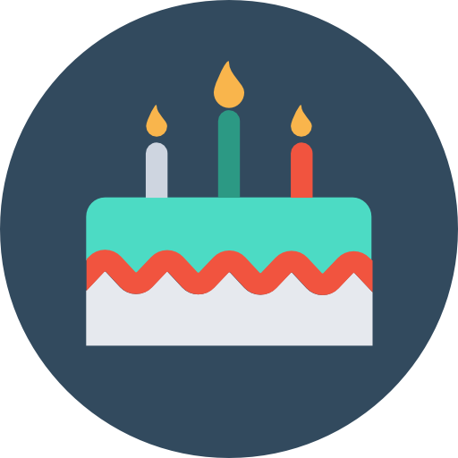 Birthday Cake Free Icon - Birthday (512x512)