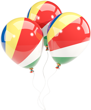 Illustration Of Flag Of Seychelles - Sweden Flag Balloo Png (640x480)