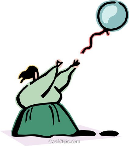 Balloons Clipart Cart - Balloon Let Go Clipart (424x480)