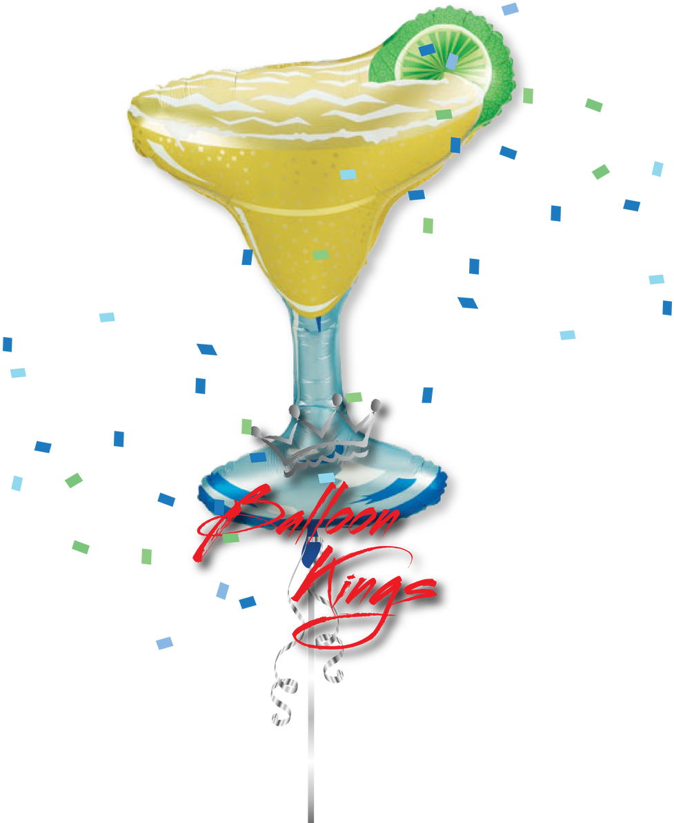 Margarita Paradise Glass - 36" Large Balloon Margarita Glass - Mylar Balloons (1280x1280)