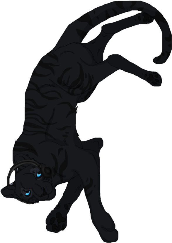 Black Tiger Headphones By Black Tiger Of Evil - Black Tiger Png Hd (894x894)