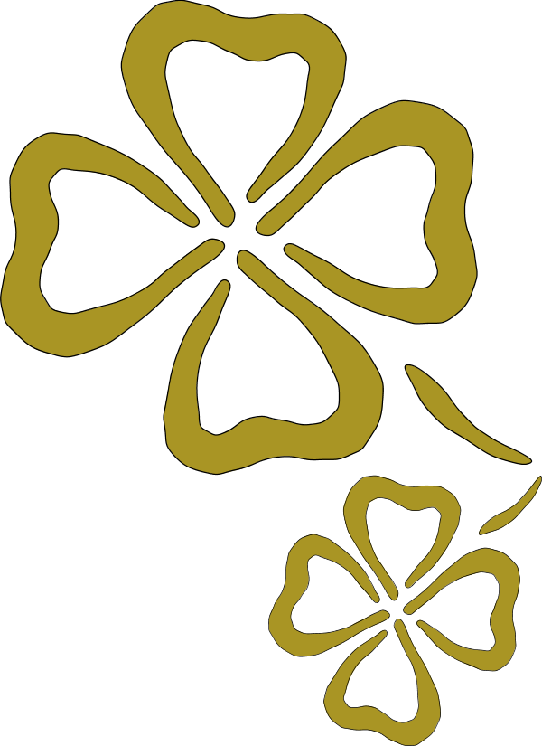 Vector Clip Art - Clip Art Shamrocks (600x825)