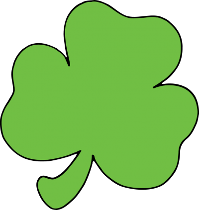 Clipart Shamrock Clipart Clipart Image 6 - Green Shamrock Clip Art (400x423)
