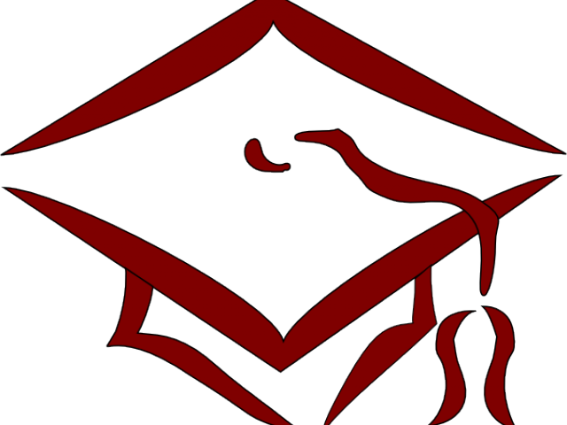 Gown Clipart - Red Cap And Gown (640x480)
