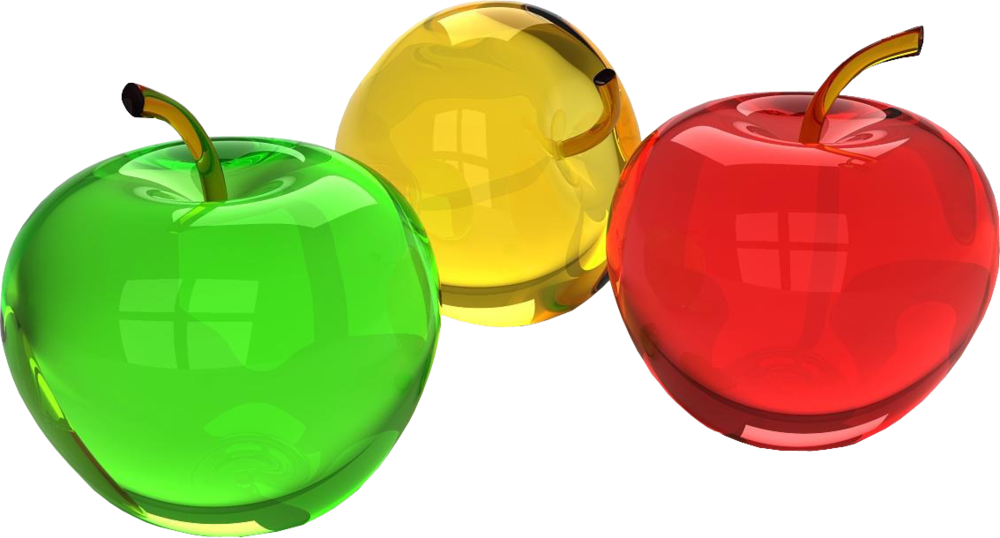 3 Glass Apples - Good Morning Wife Apple (1000x538)