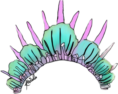 Crown Clipart Mermaid - Illustration (640x480)