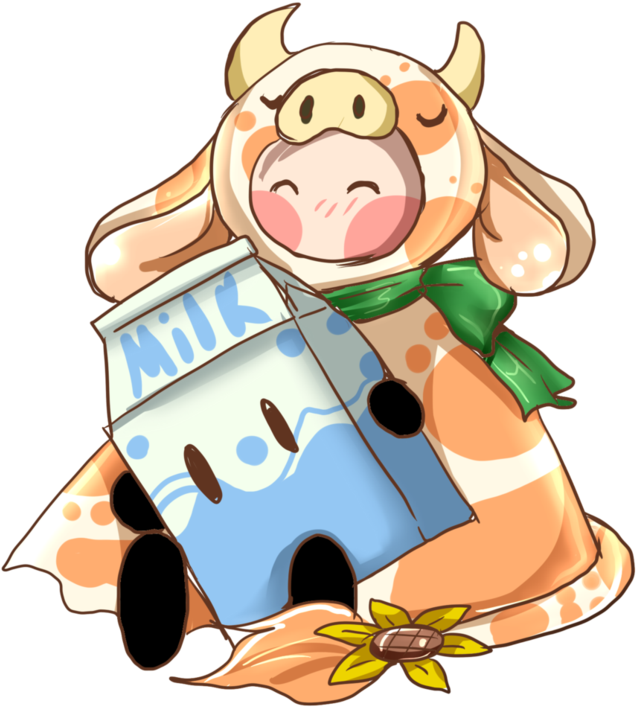 Milk Carton Mochin By Danielle-chan - Cartoon (762x1048)