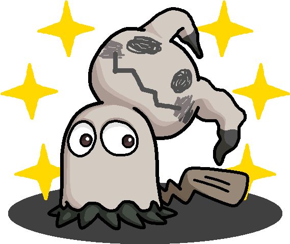 Shiny Mimikyu Ghost By Shawarmachine - Mimikyu Ghost (650x650)