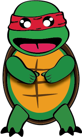 Vector Ninja Turtle Made With Ai - Tortoise (842x596)