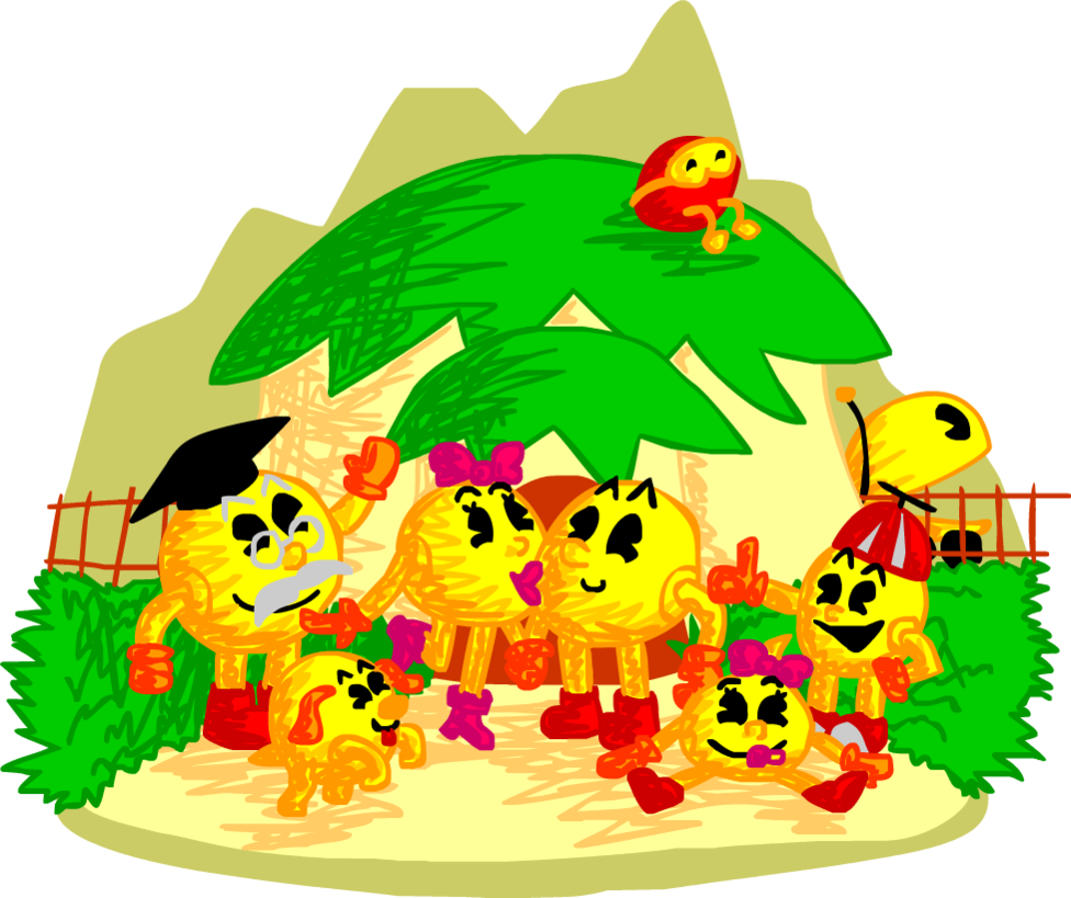 Pac-man World By Ashumbesher - Pac-man World (976x819)