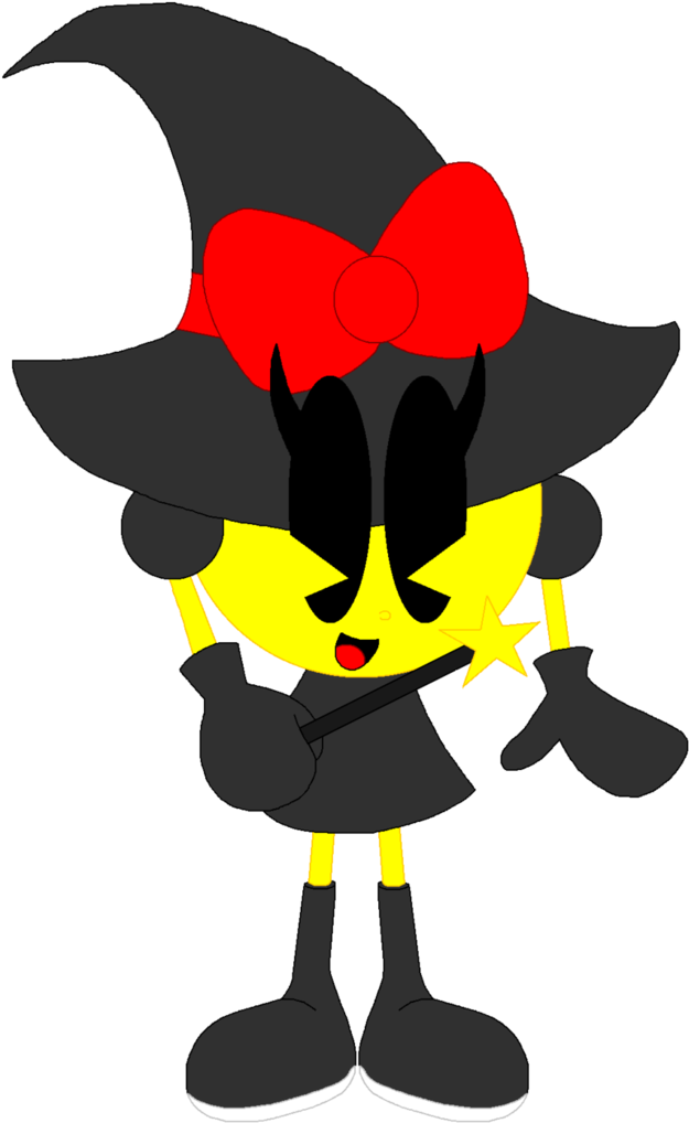 Magical Witch Ms Pac-man By Cheezn64x - Ms. Pac-man (751x1064)