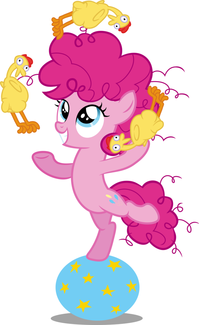 My Little Pony Vector - Filly Pinkie Pie Vector (700x1142)