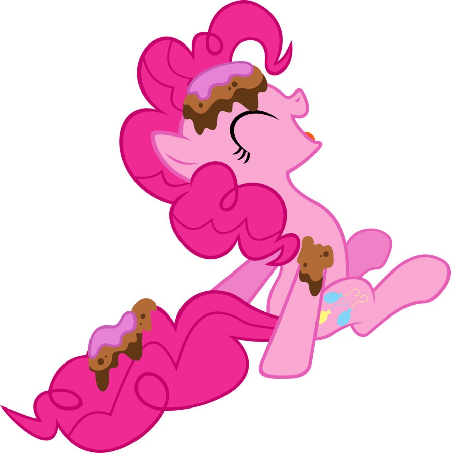 Caked-up Pinkie Pie By Ahkreem - Cartoon (892x896)
