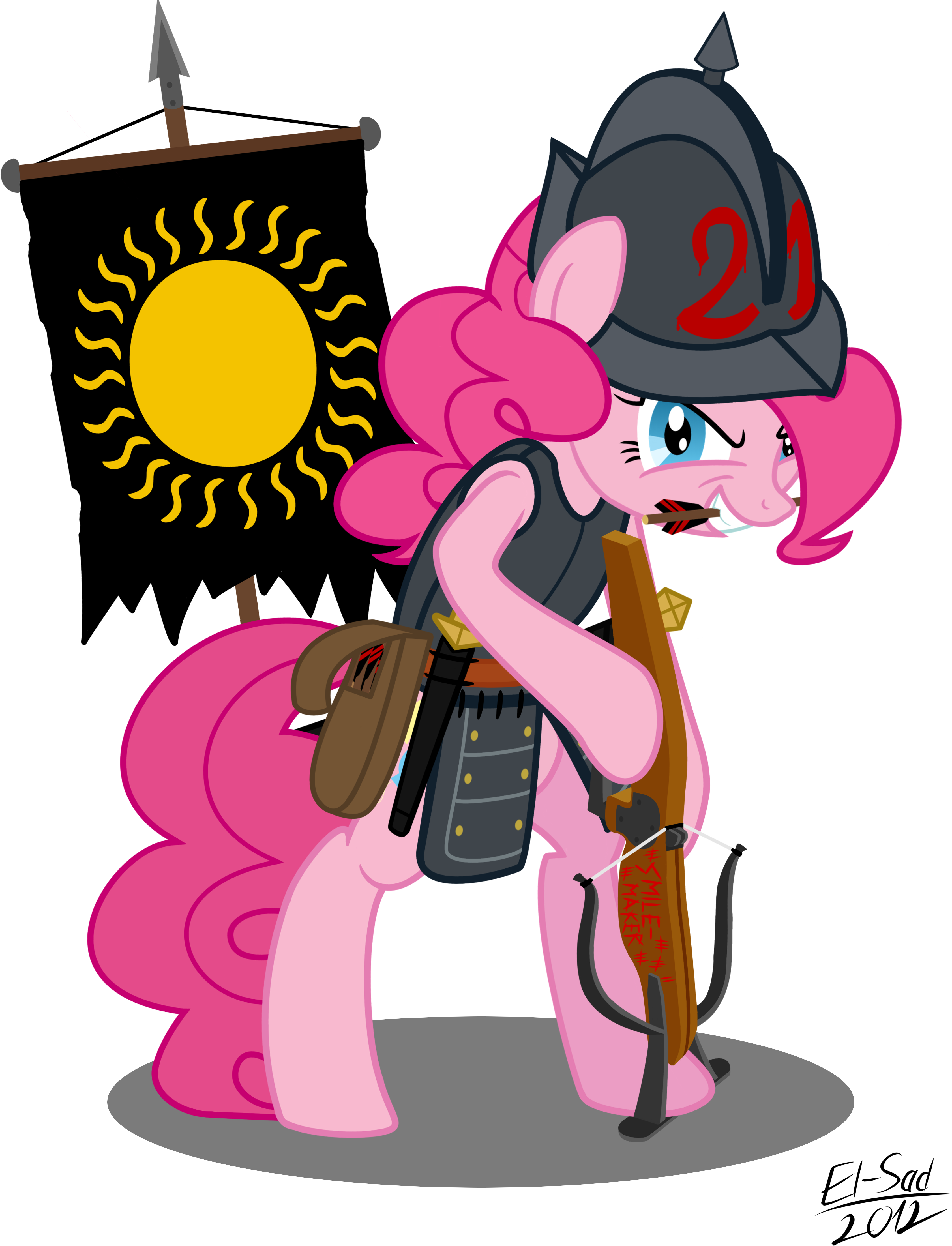 Imperium Solarne Pinkie Pie By Elsadzonka Imperium - Cartoon (3600x4500)