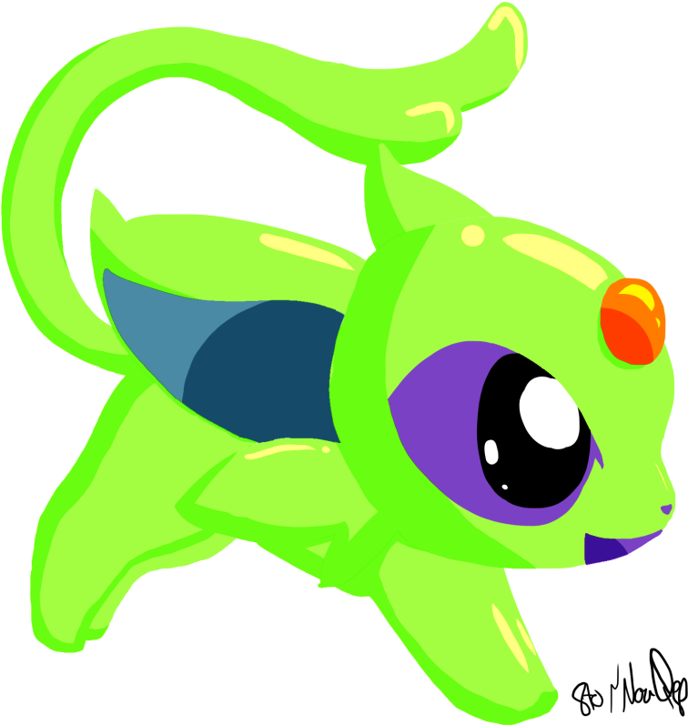 Chibi Shiny Espeon By Riodigennaio - Espeon (800x825)