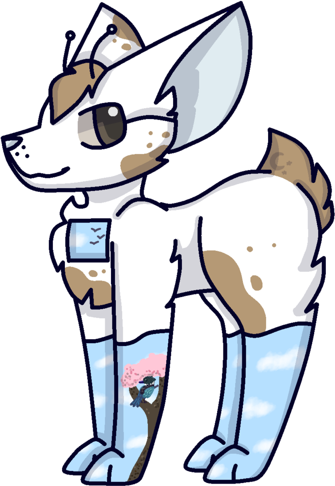 [habicats Mascot]~echo By Galaxi-mocha - Cartoon (768x1039)