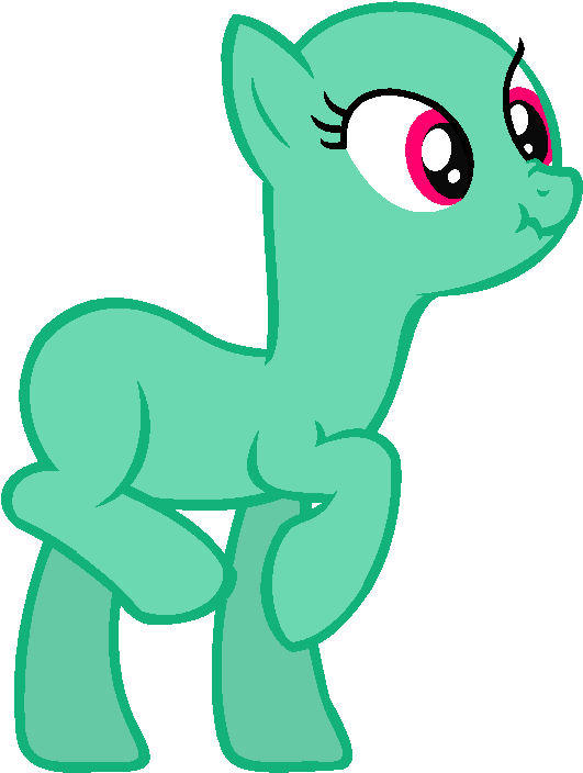 Mlp Base Scrunchy By Twittershy - Cute Mlp Base (601x748)