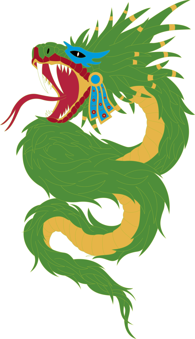 Quetzalcoatl Vector By Chelagirl - Quetzalcoatl Vector (679x1177)