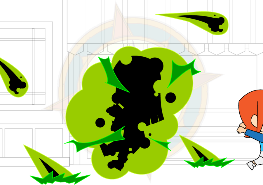 Hinata Hit By Dragon-fangx - Digital Art (900x643)