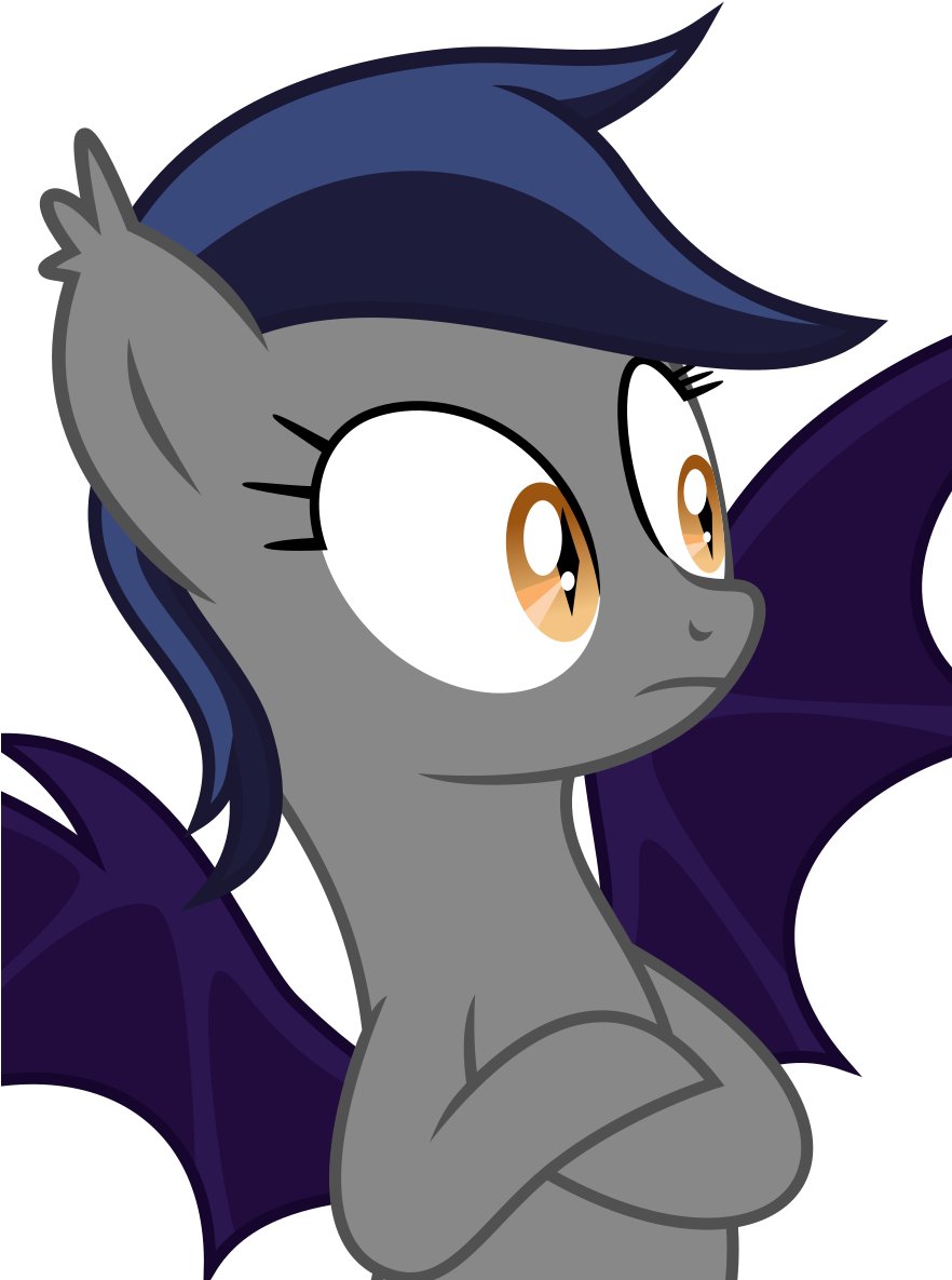Inudewaruika, Bat Pony, Bat Pony Oc, Crossed Arms, - My Little Pony: Friendship Is Magic (881x1245)