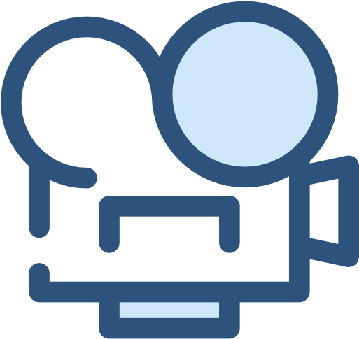 Movie Clipart Tool - Camera Video Logo Png (512x512)